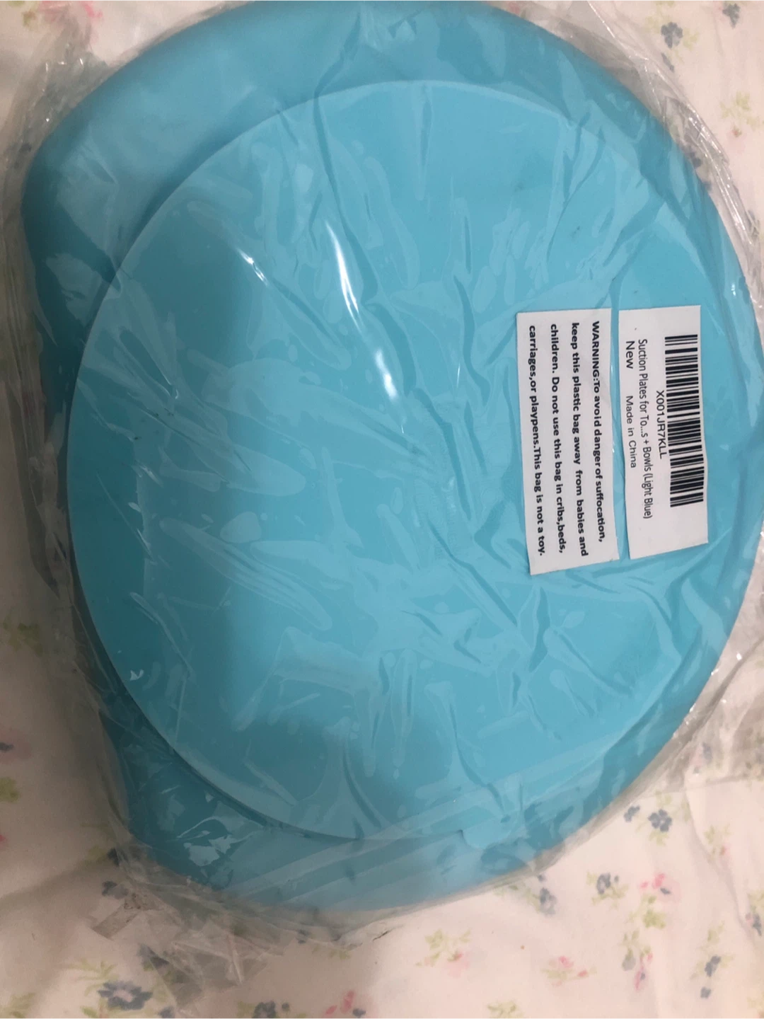 New Suction silicone Plates for Toddlers - Light Blue - photo 4