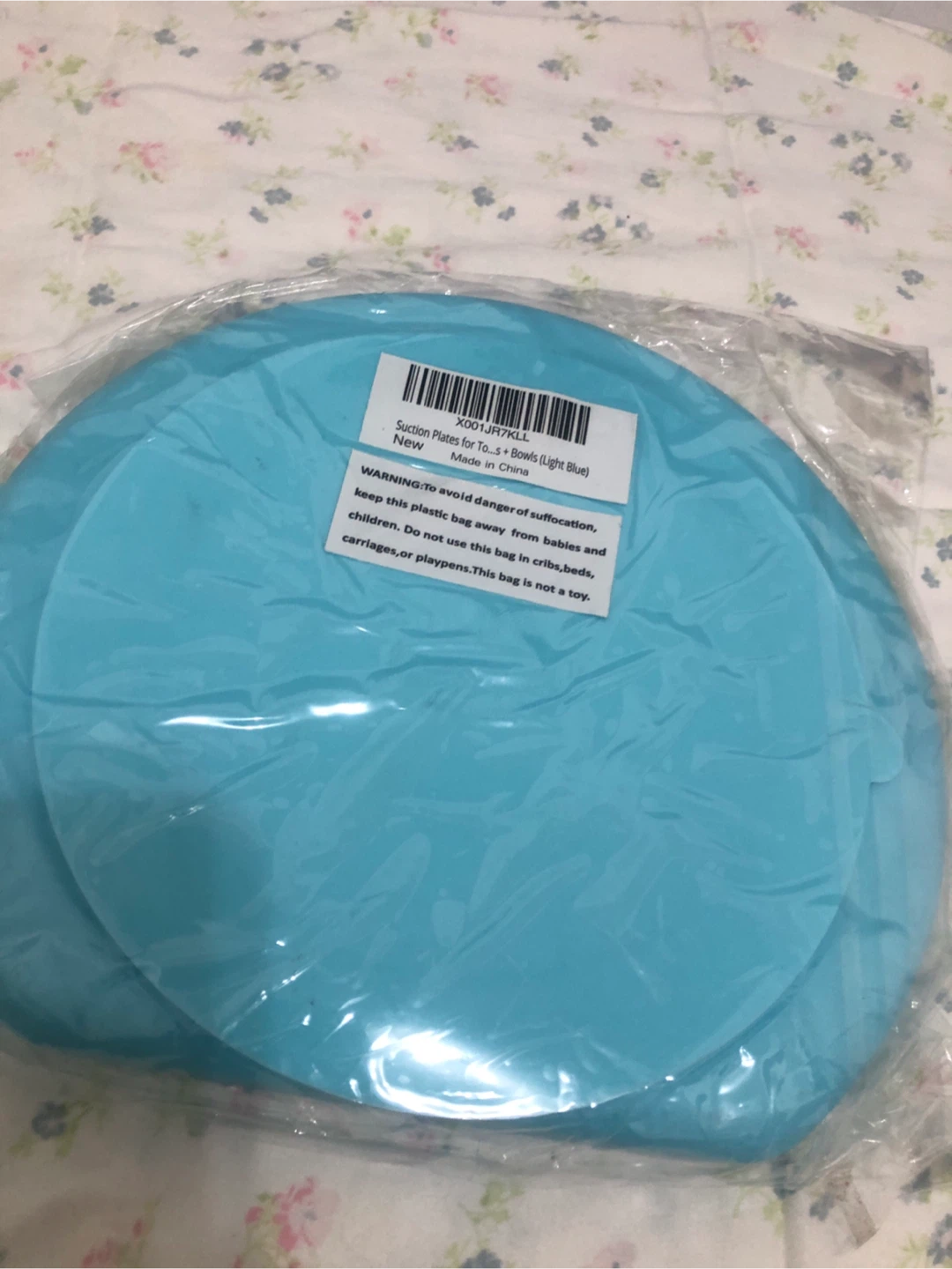 New Suction silicone Plates for Toddlers - Light Blue - photo 5