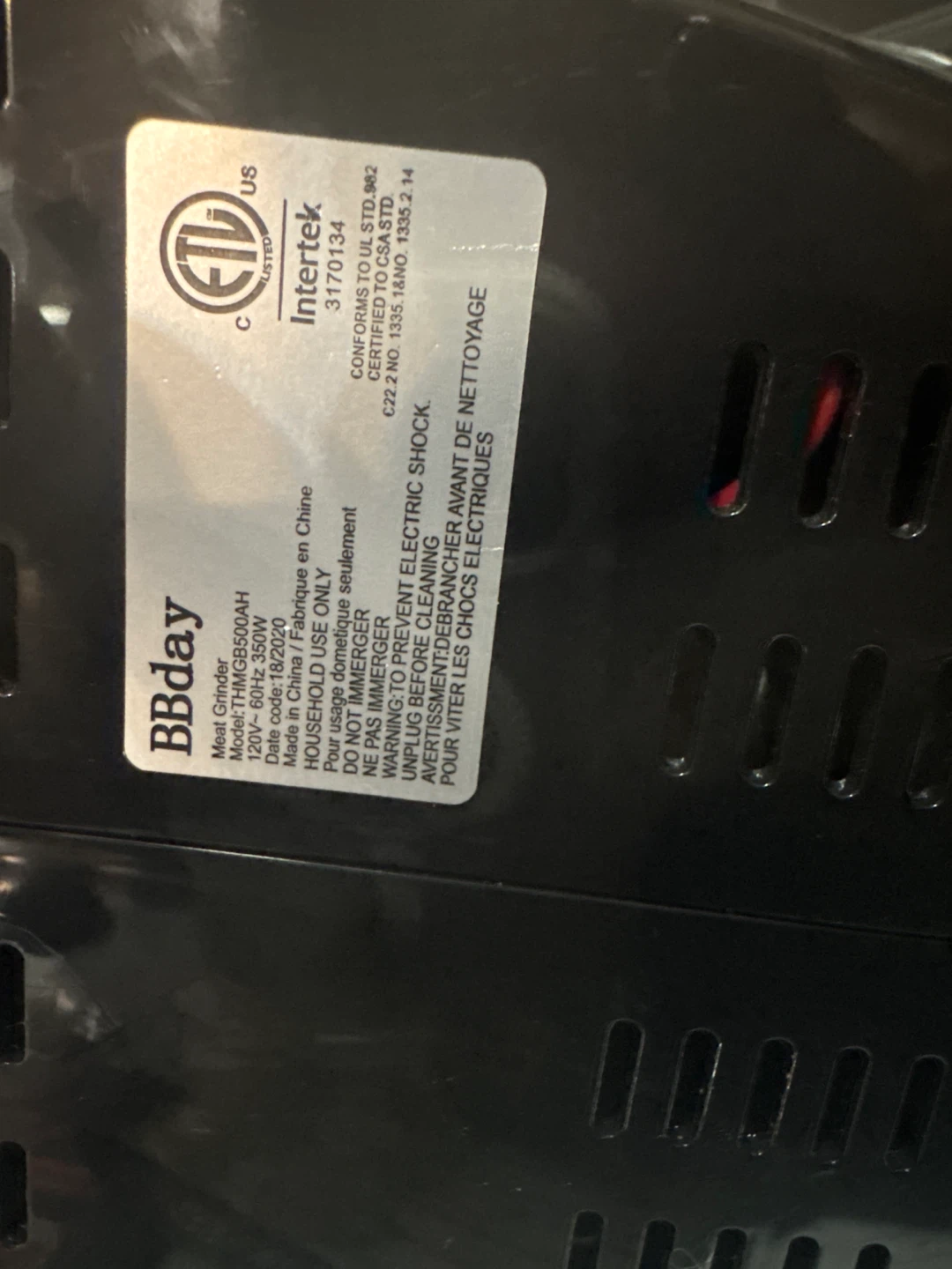 BBday Meat Grinder MG8500AH - photo 4