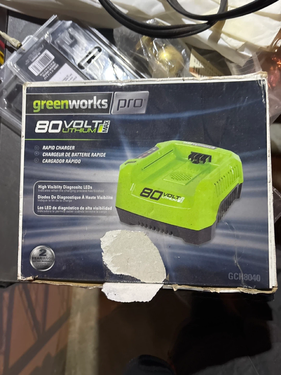 Greenworks Pro 80V Lithium Rapid Charger