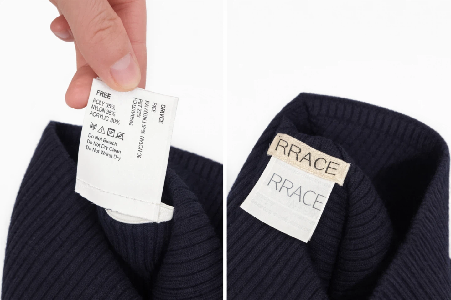 RRACE Ribbed Knit Tube Top – Black - photo 2