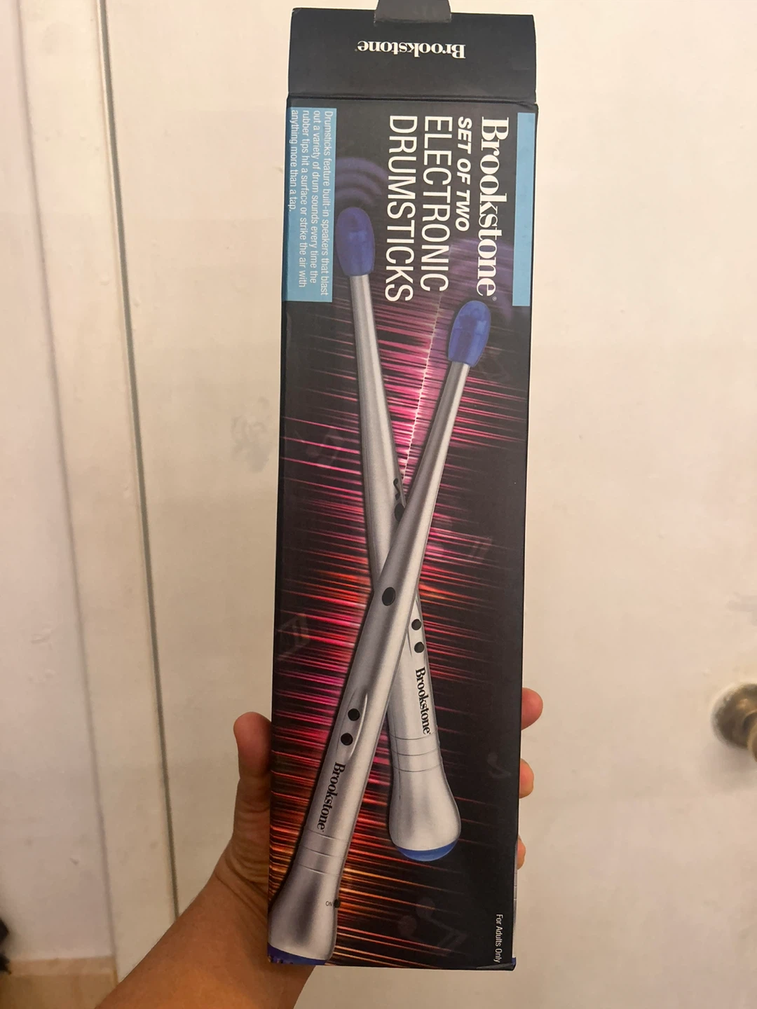 Brookstone Set of 2 Electronic Drumsticks 🥕