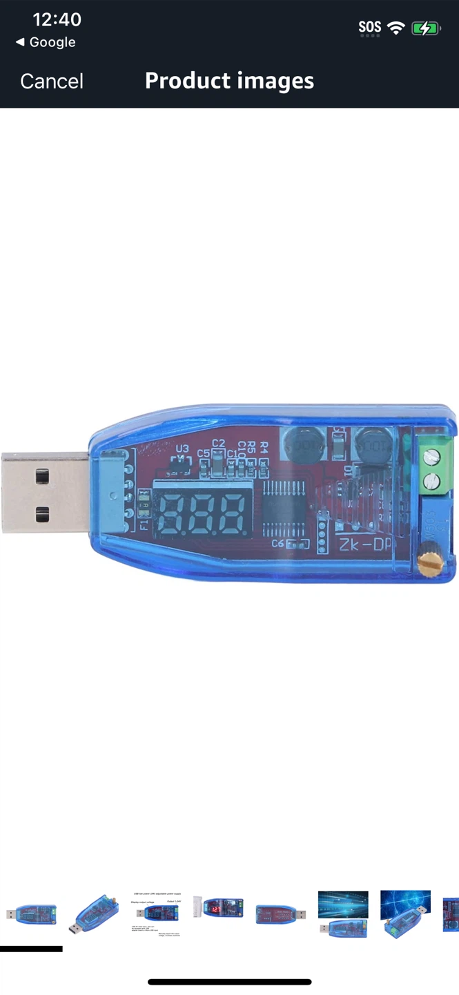 Blue USB Low Power Adjustable Power Supply - photo 3