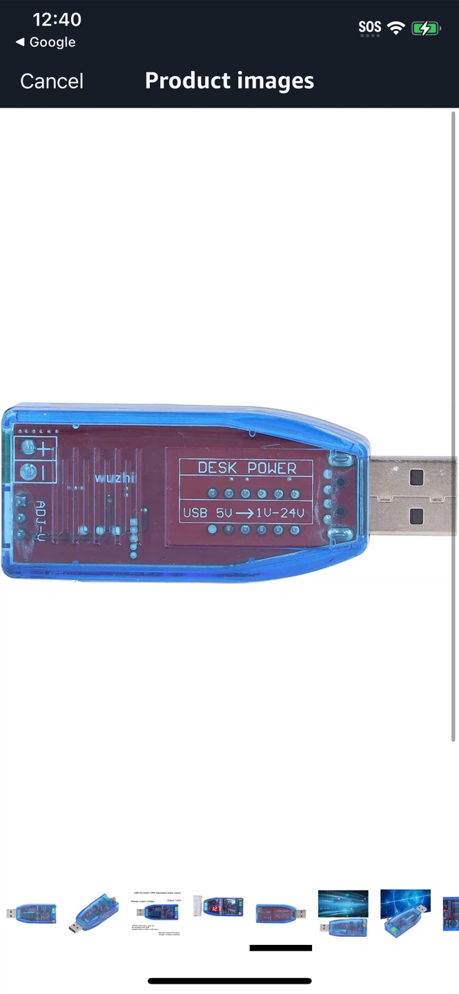 Blue USB Low Power Adjustable Power Supply - photo 2
