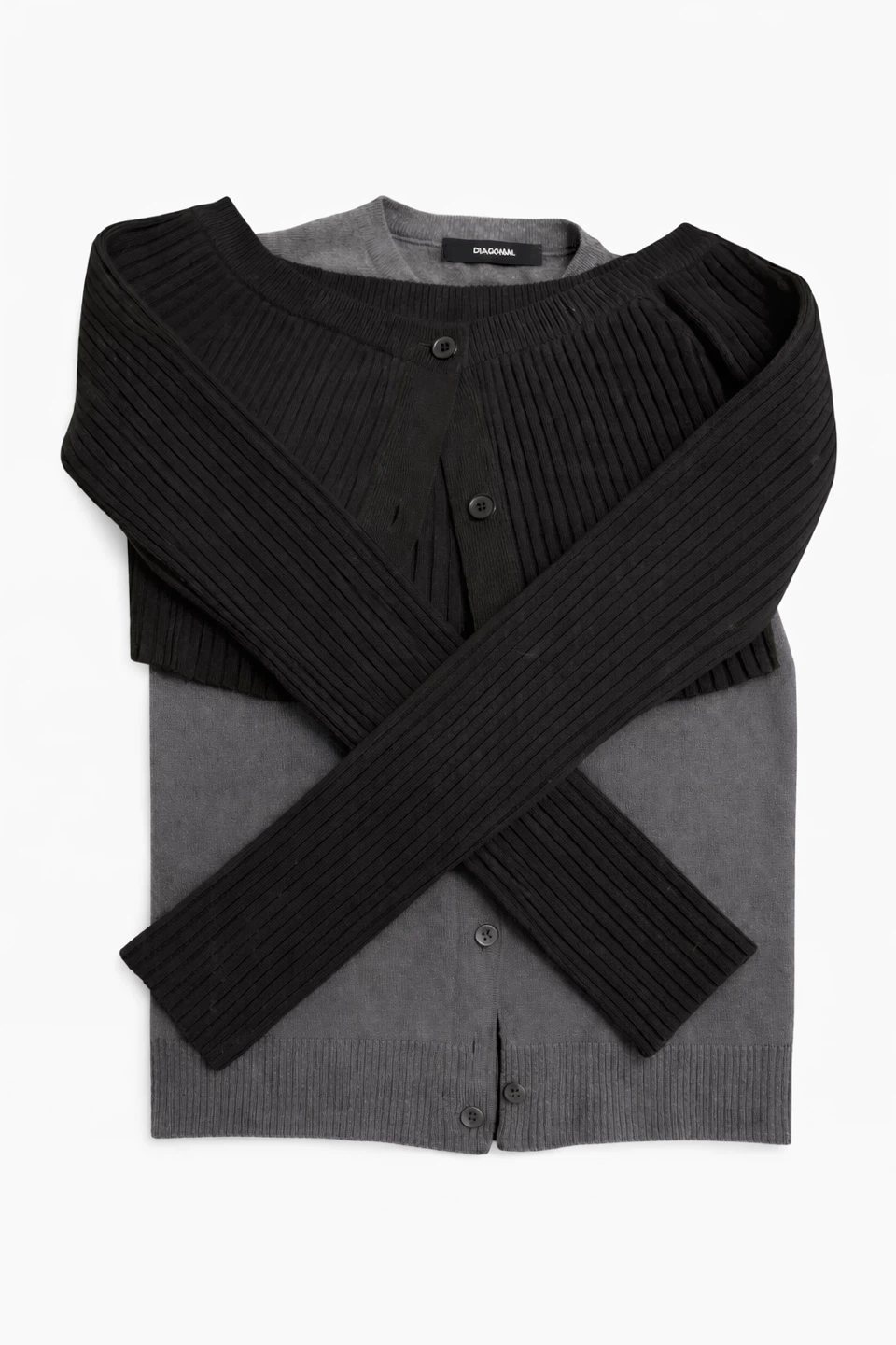 Two-Piece Knit Set (Vest + Cardigan)