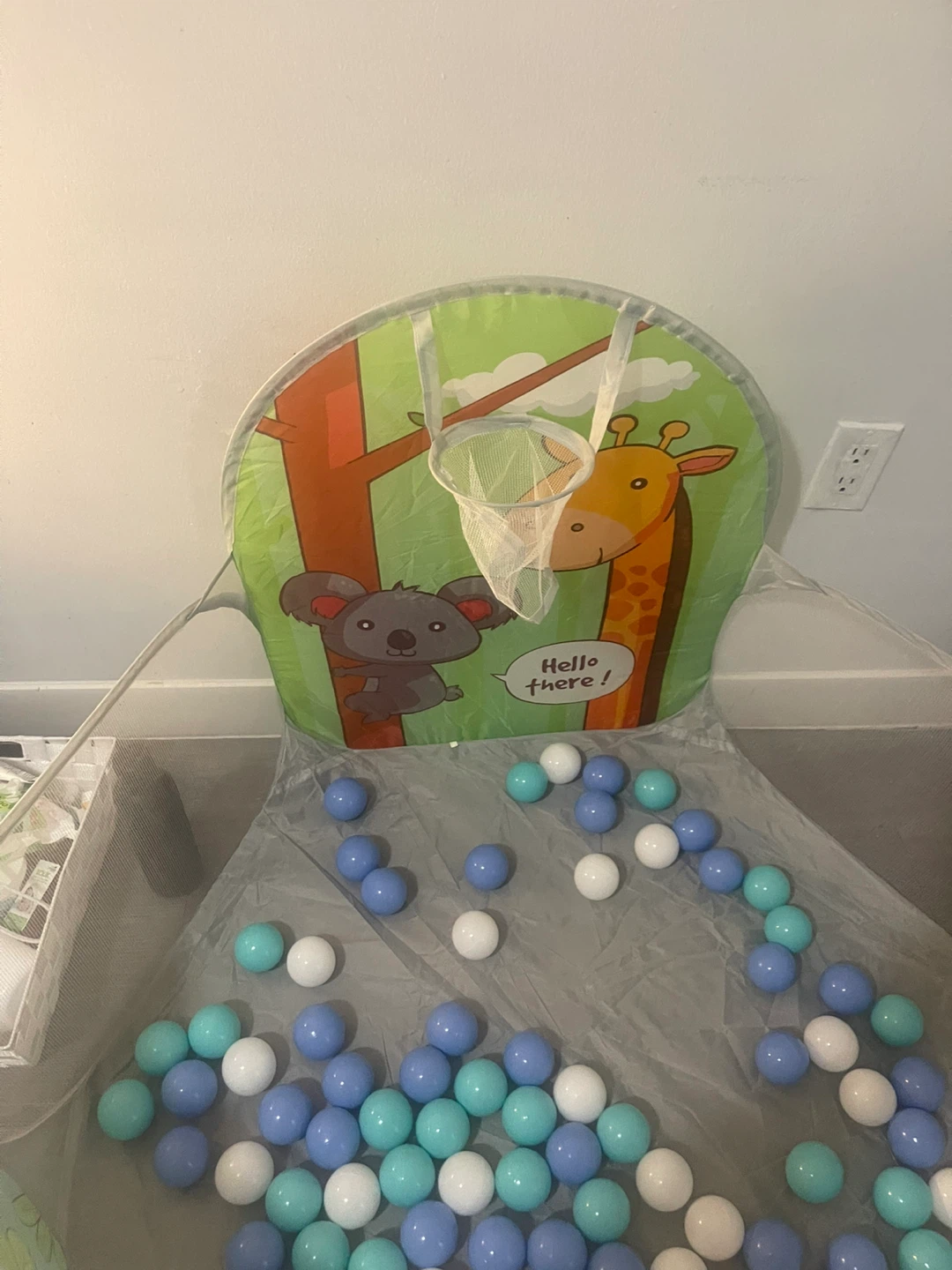100 Kids Ball Pit with Basketball Hoop - photo 4