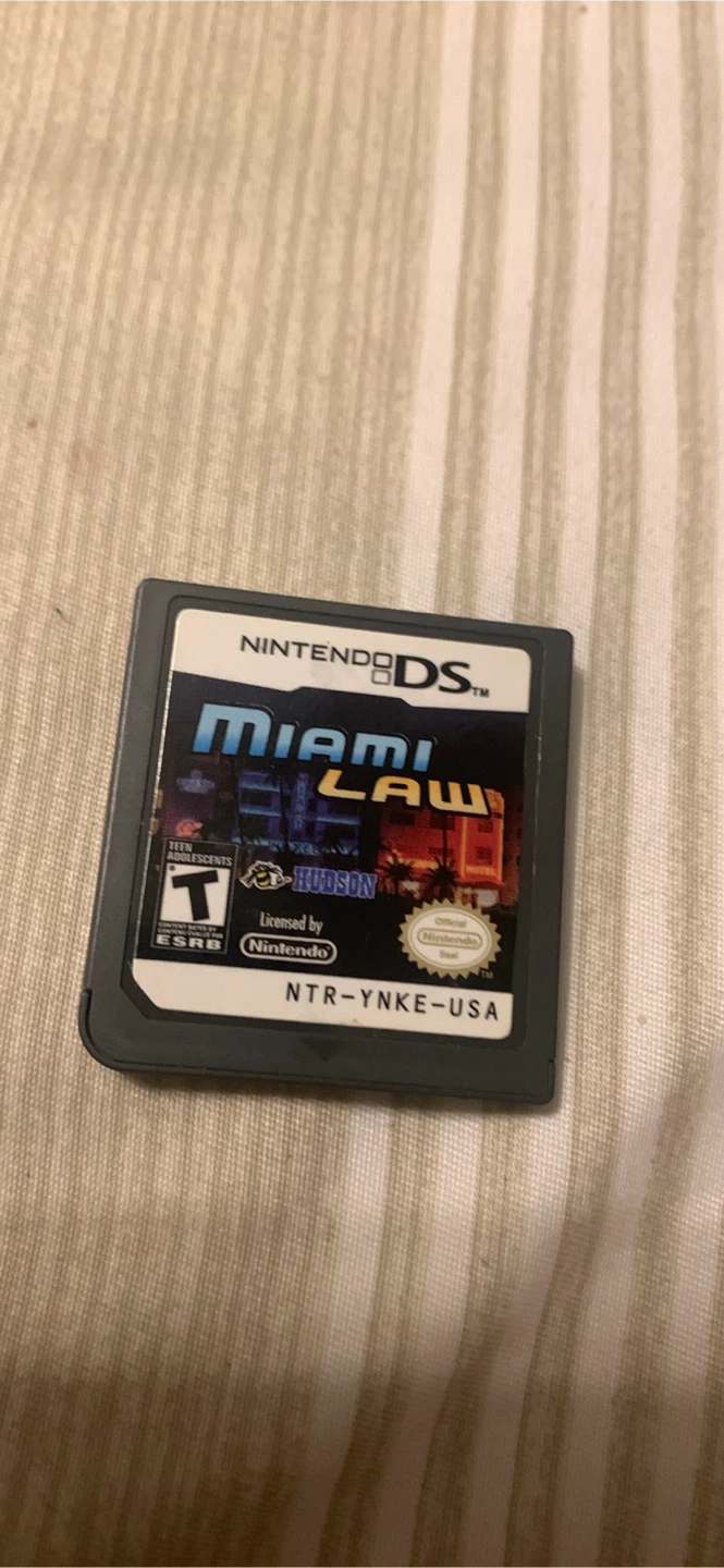 Miami Law Nintendo DS Game