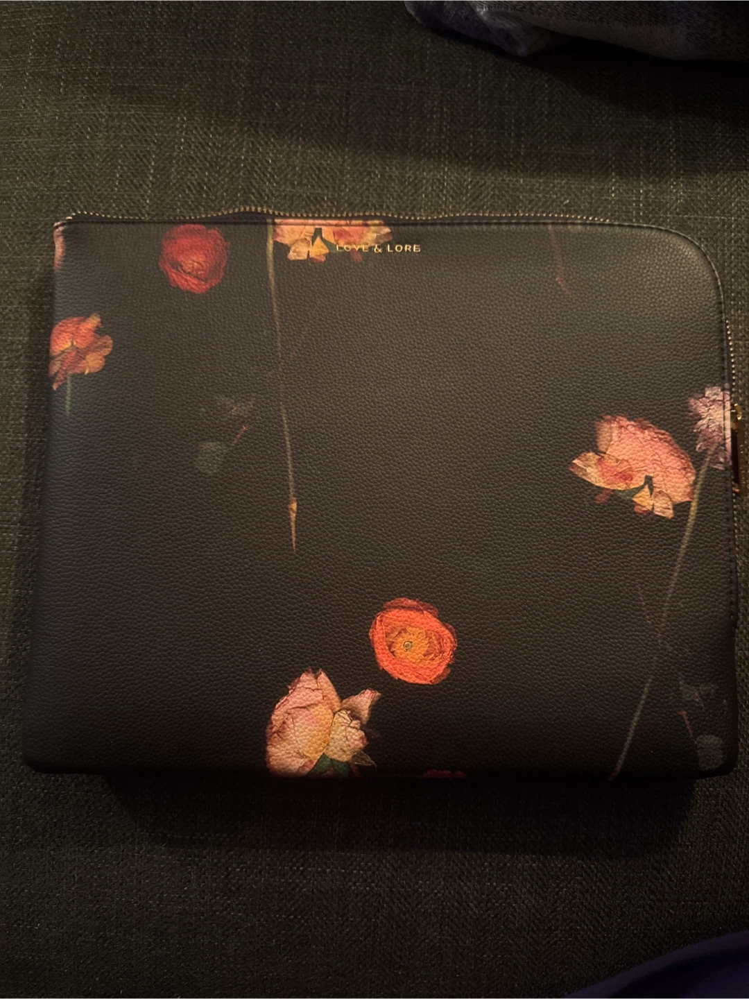 Love & Lore Floral Print Pouch