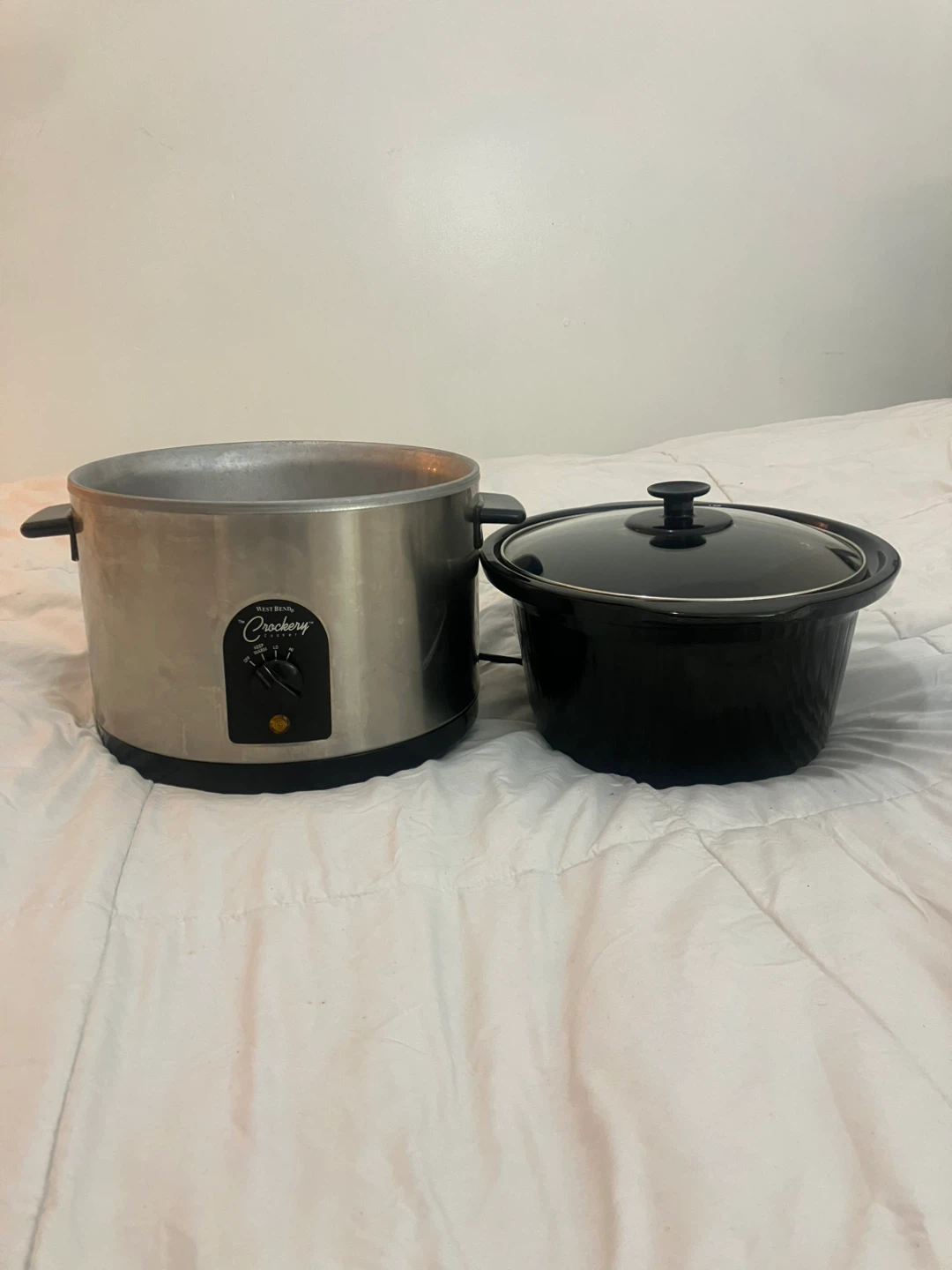 Stainless Steel 6 Quart West Bend Slow Cooker - Works Perfectly - photo 3