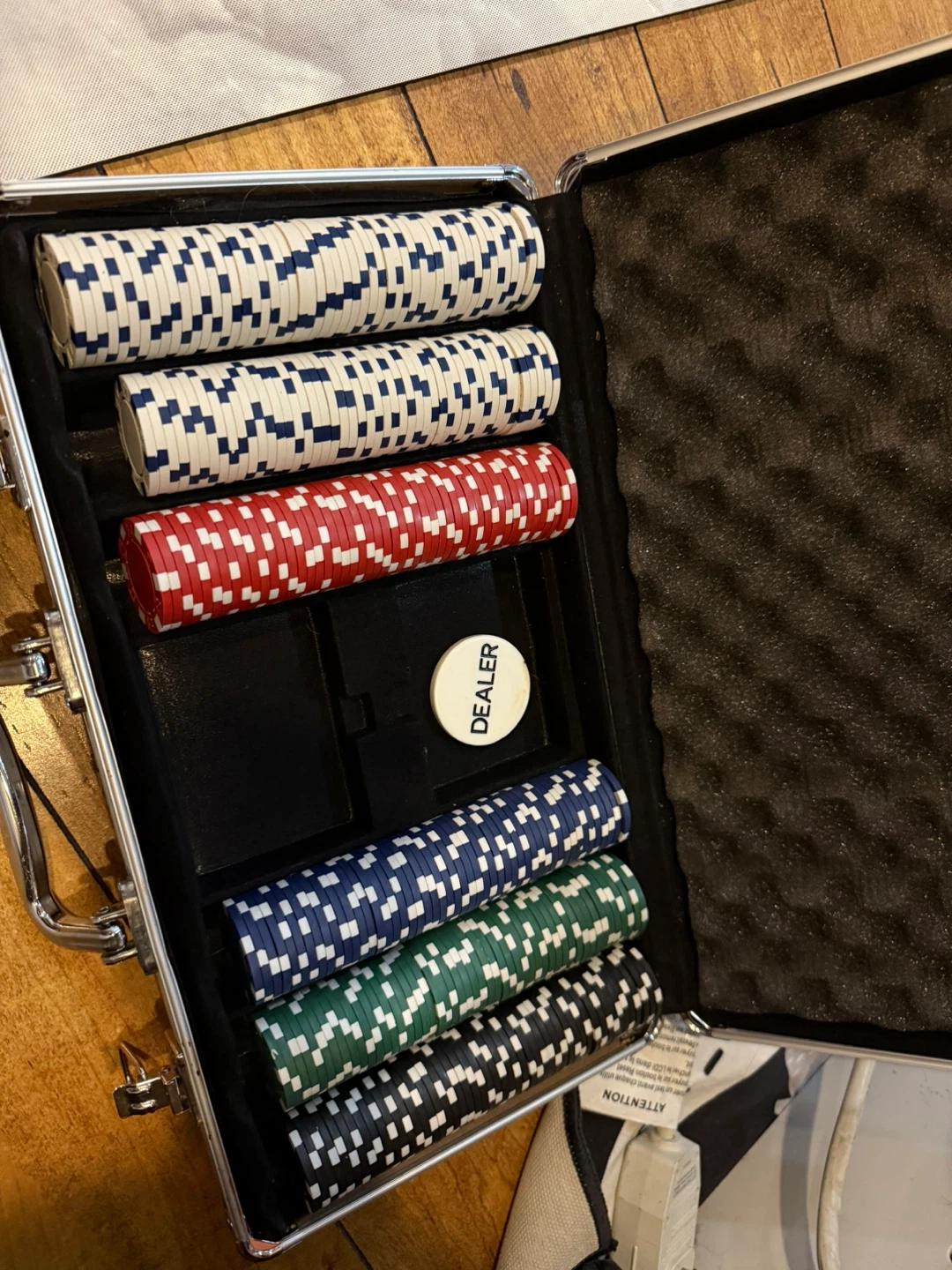 Poker Chips Set with Case