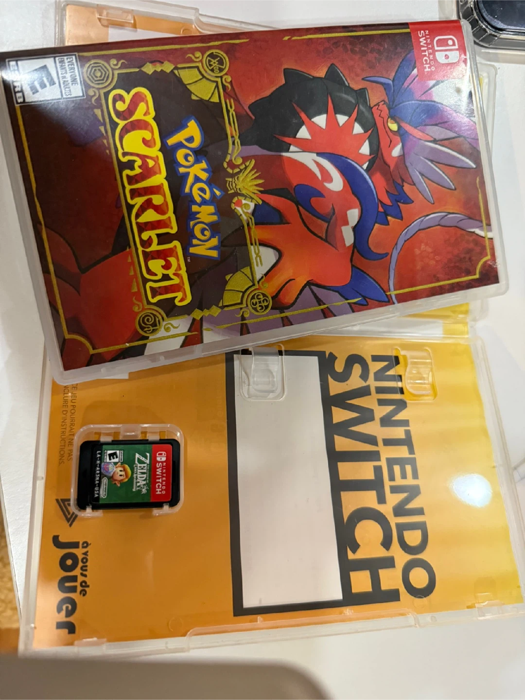 Pokemon Scarlet & Zelda Nintendo Switch Games