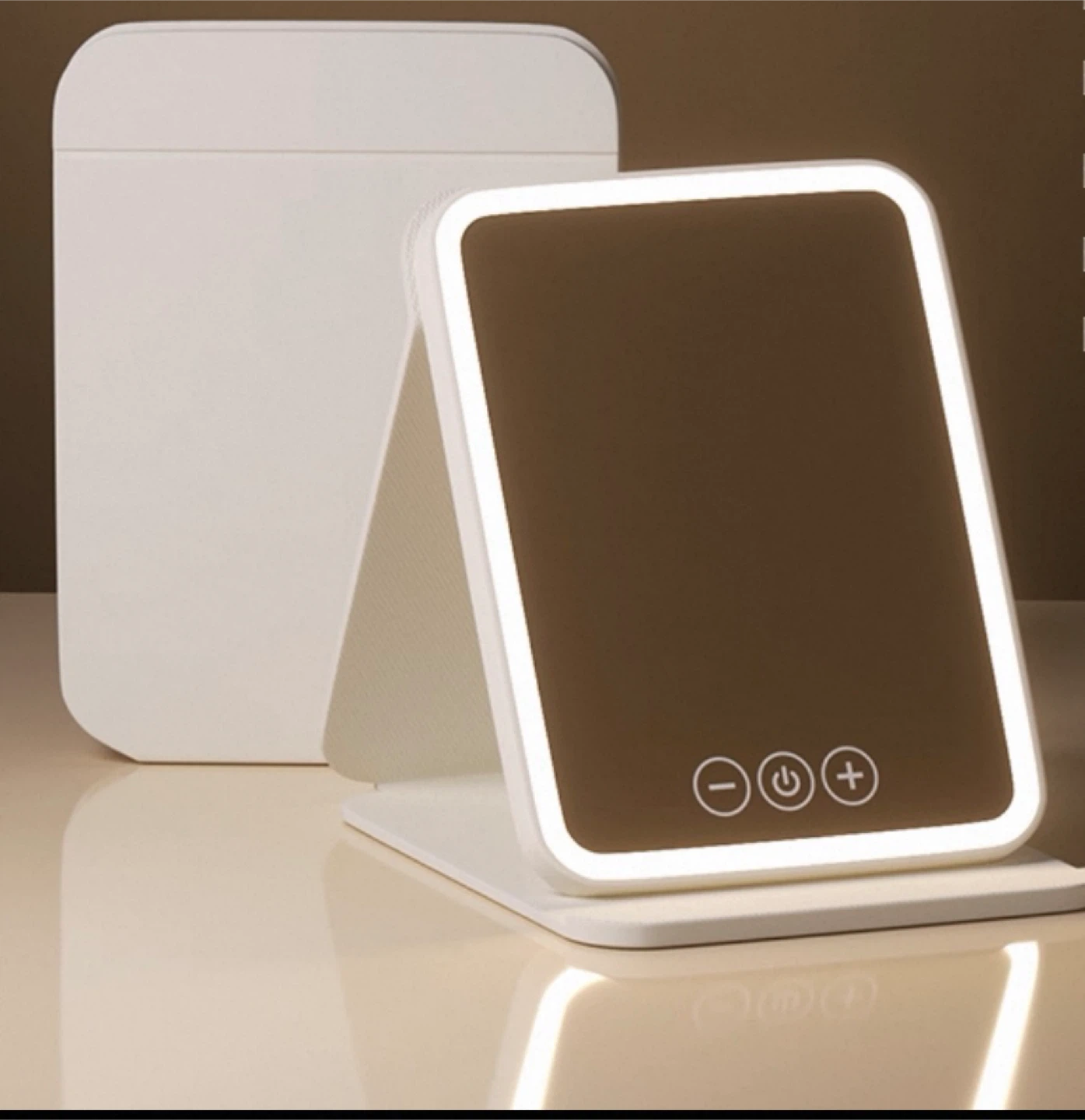 Folding Makeup Mirror - High Definition, Touch Screen