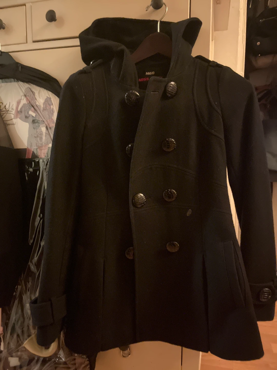Miss Sixty Black pea Coat