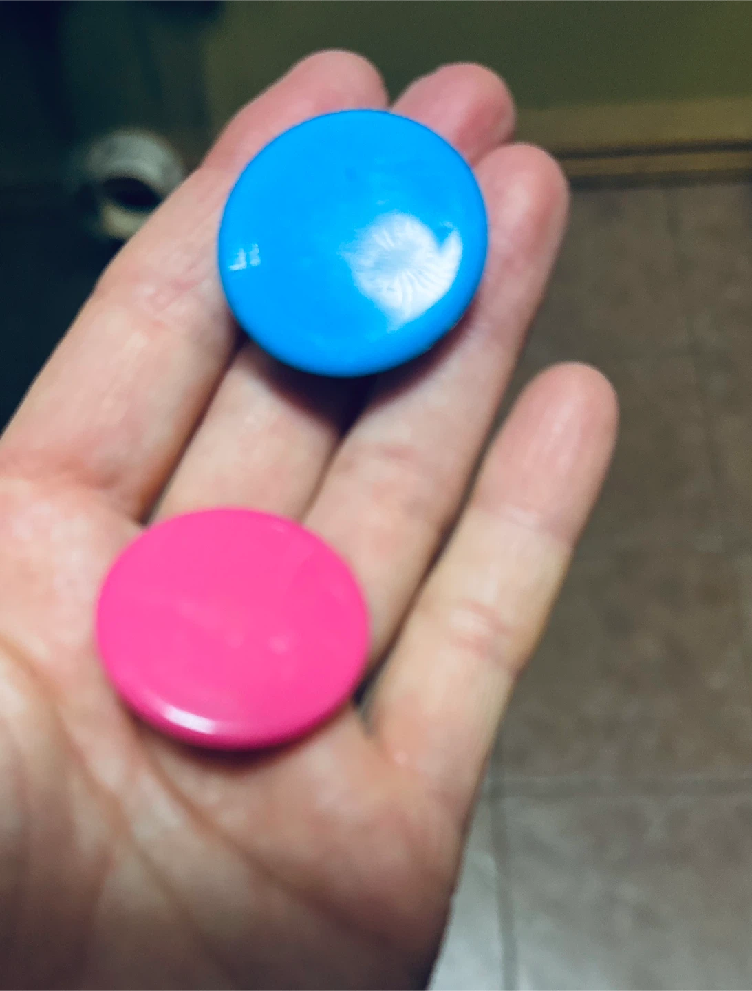 Colorful Round Magnets - Pink, Blue, Yellow - photo 4