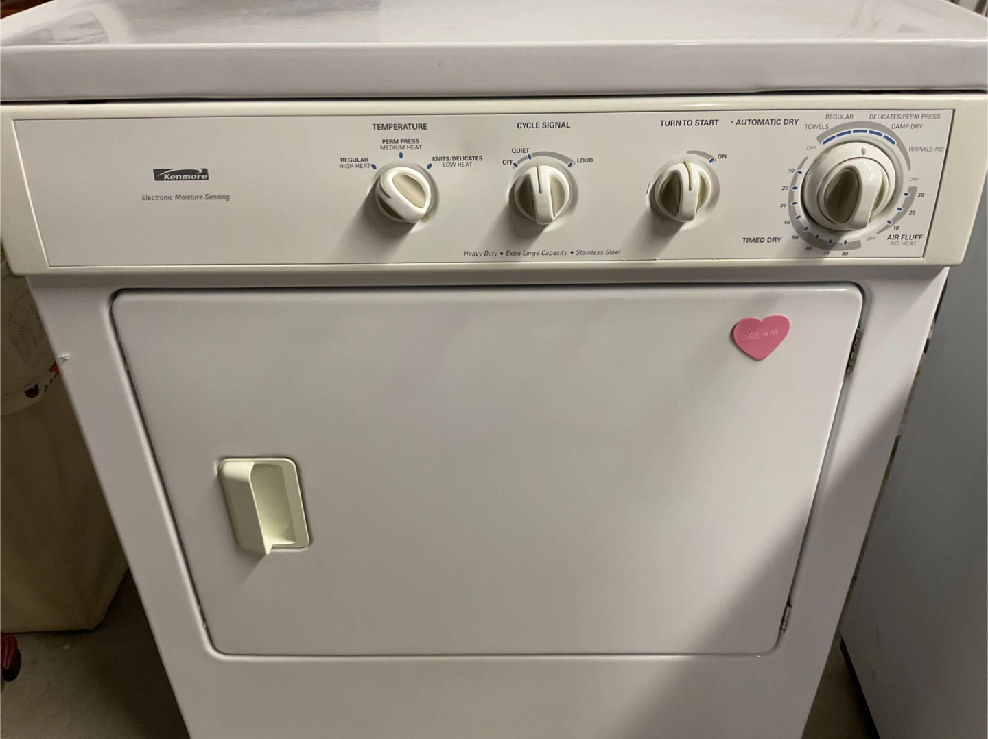 Kenmore Electronic Moisture Sensing Dryer