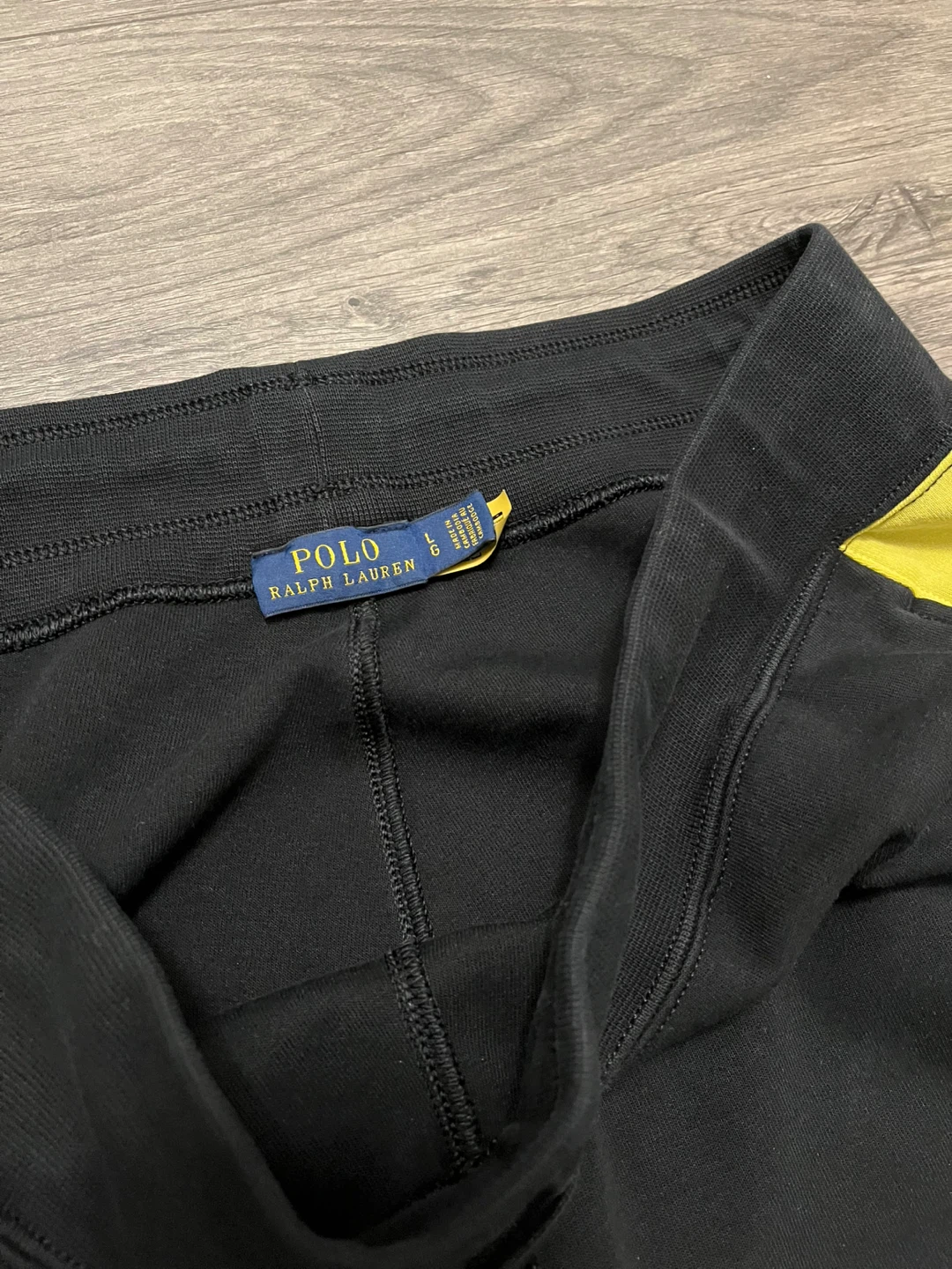 Polo Ralph Lauren Black & Yellow Joggers (M) - photo 4