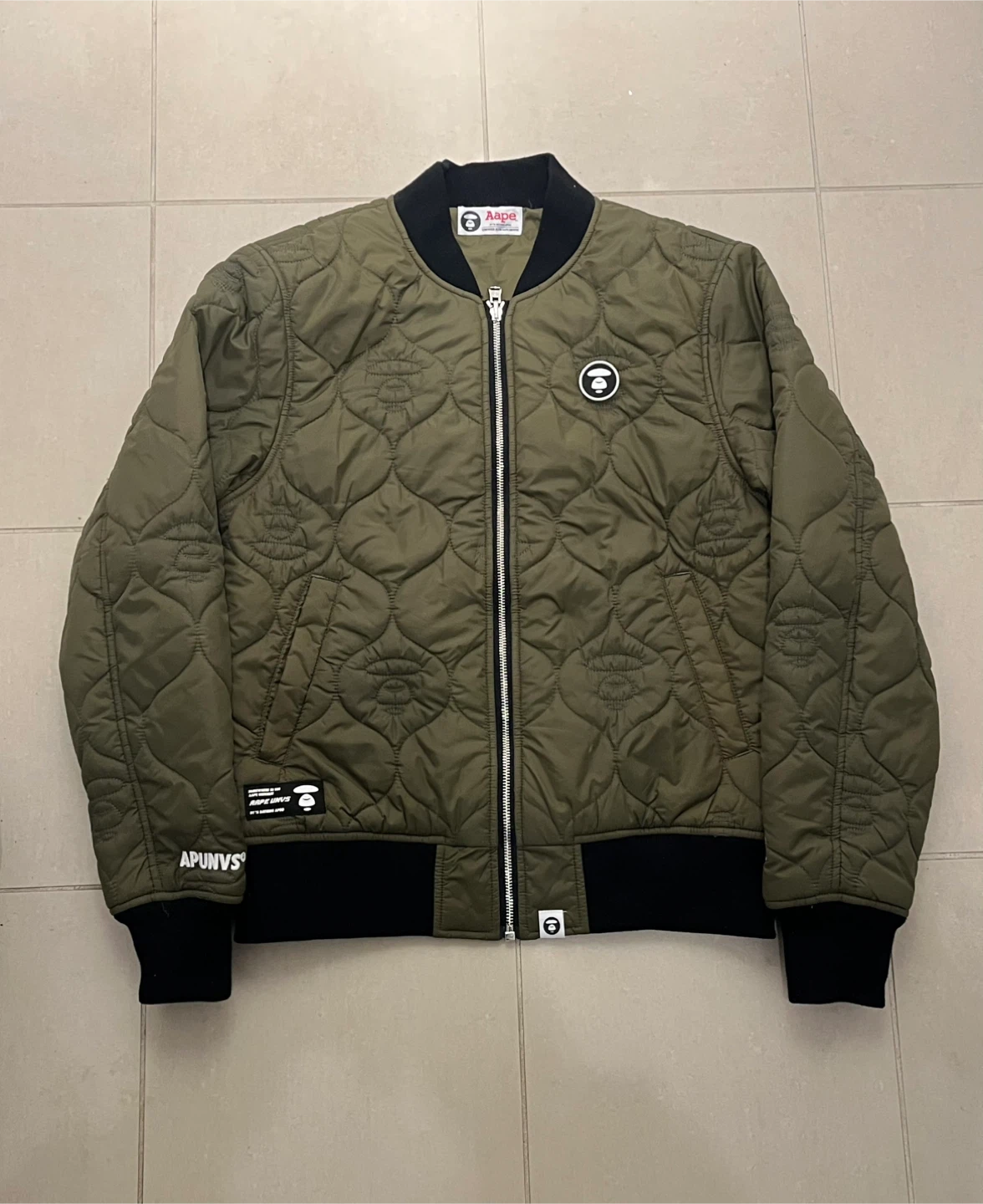 Aape by A Bathing Ape Olive Bomber Jacket - photo 2