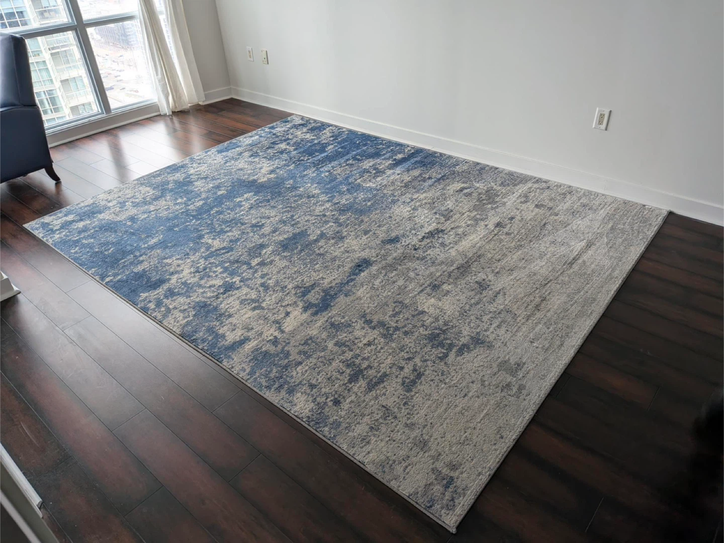 Brentwood Decorative Area Rug, 8' x 10', Grey Navy - photo 3