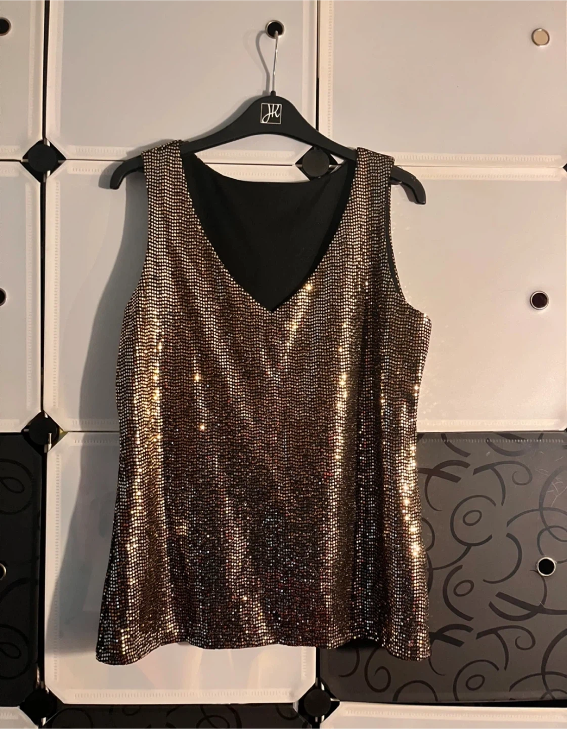 Sparkly Gold Tank Top