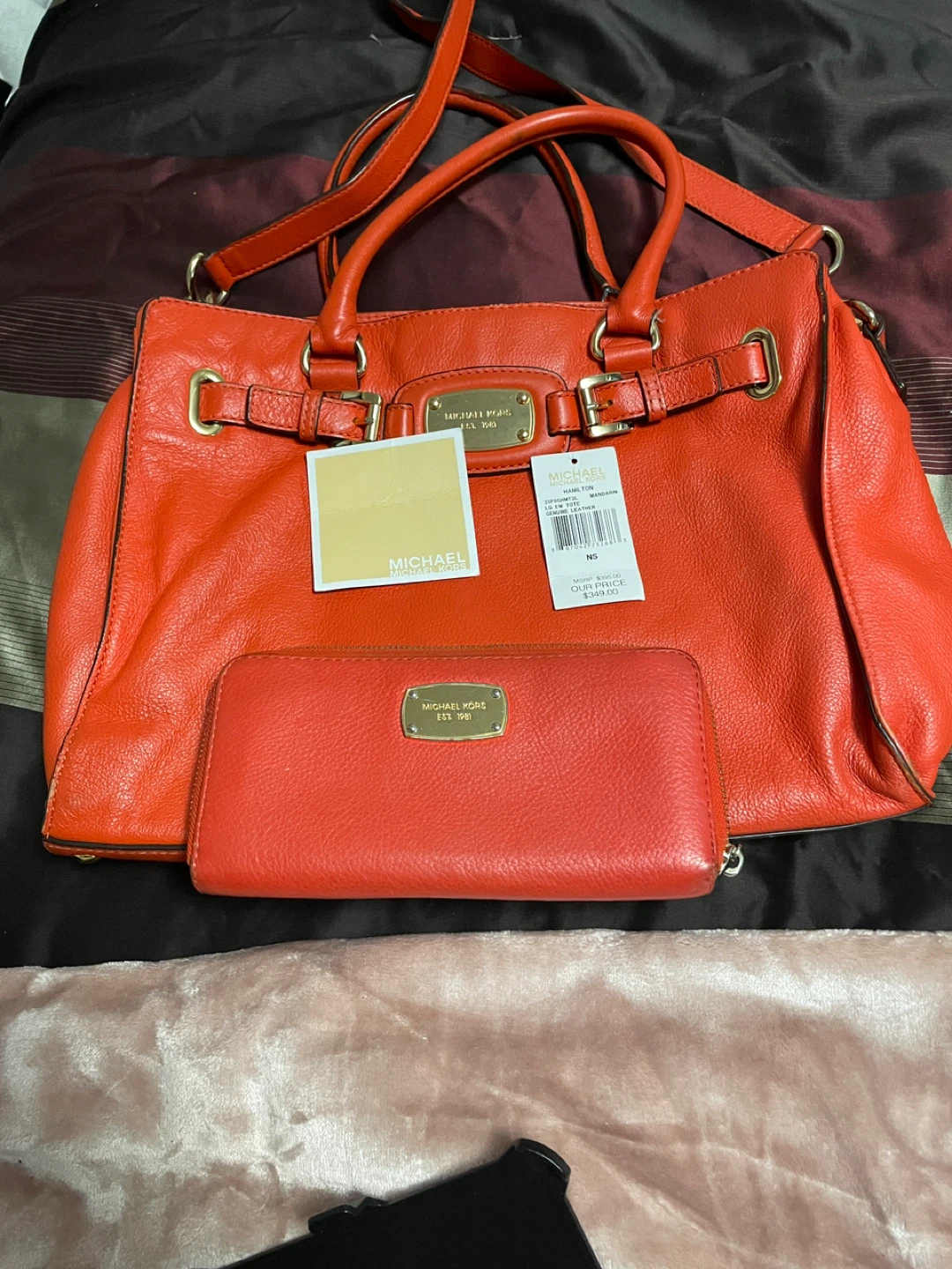 Michael Kors Hamilton Mandarin Tote Bag & Wallet - photo 2