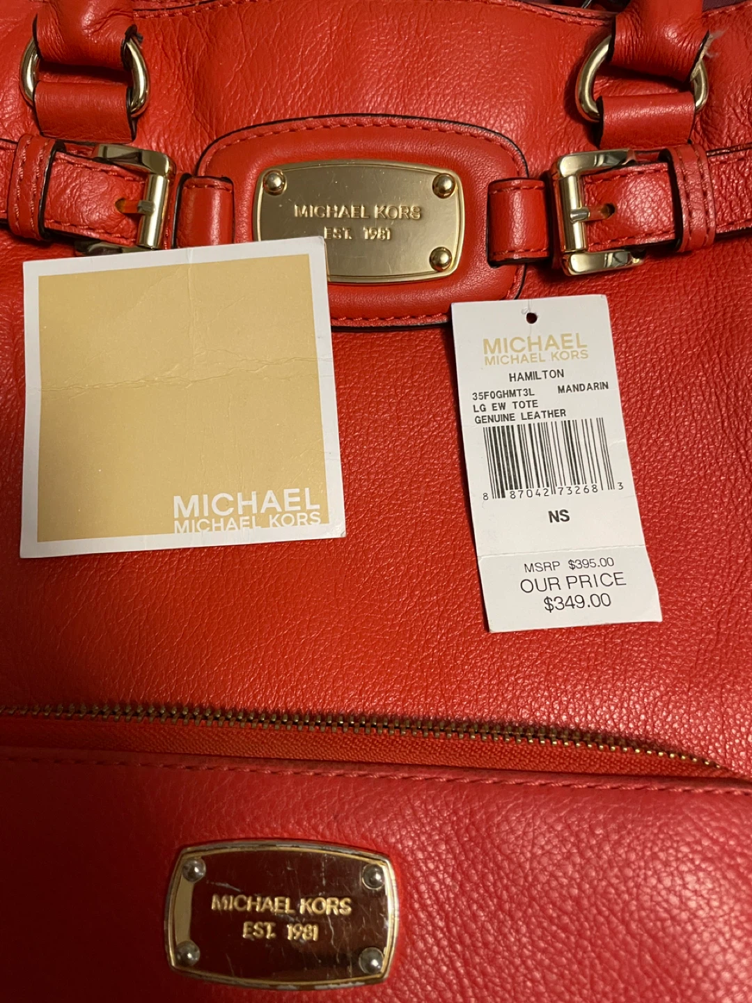 Michael Kors Hamilton Mandarin Tote Bag & Wallet