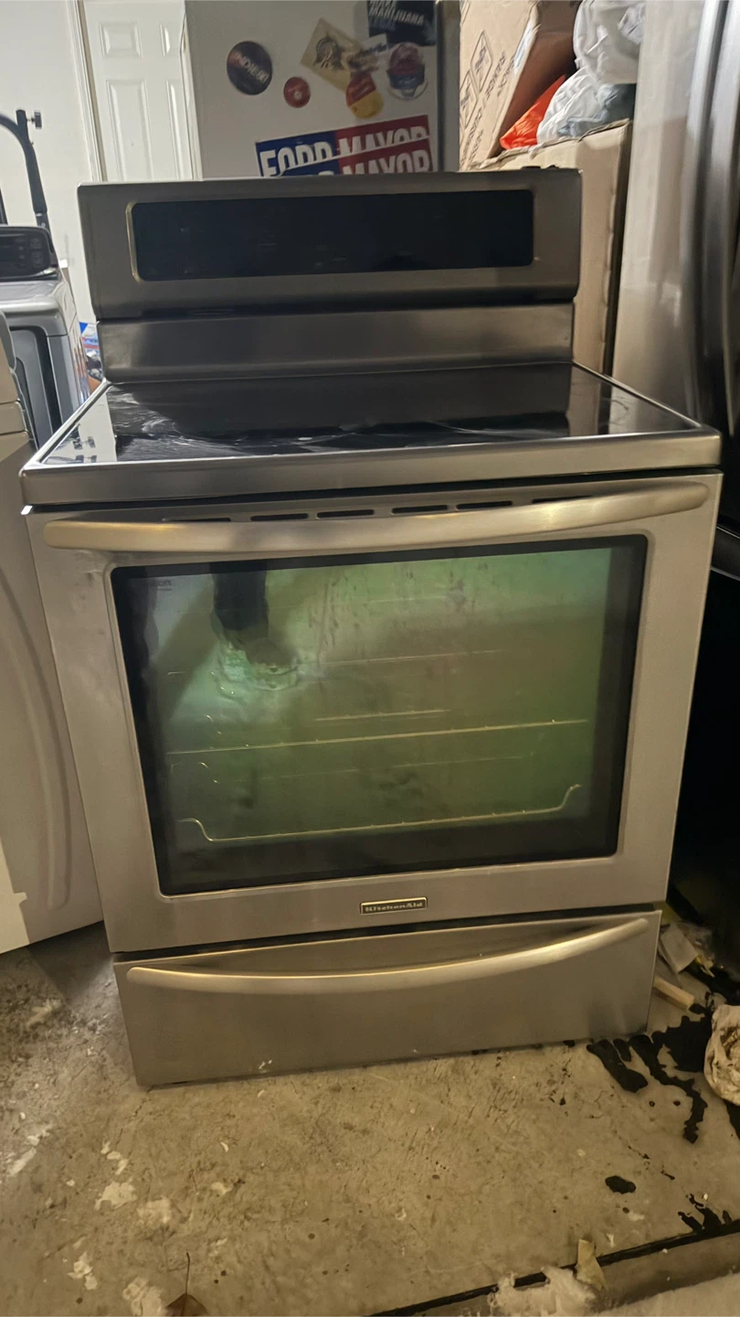 KitchenAid Stainless Steel Electric Range - photo 2