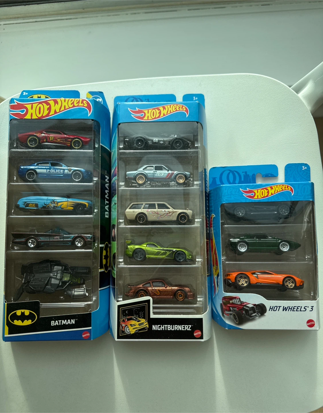 Hot Wheels 5-Pack X2, 3-Pack X1