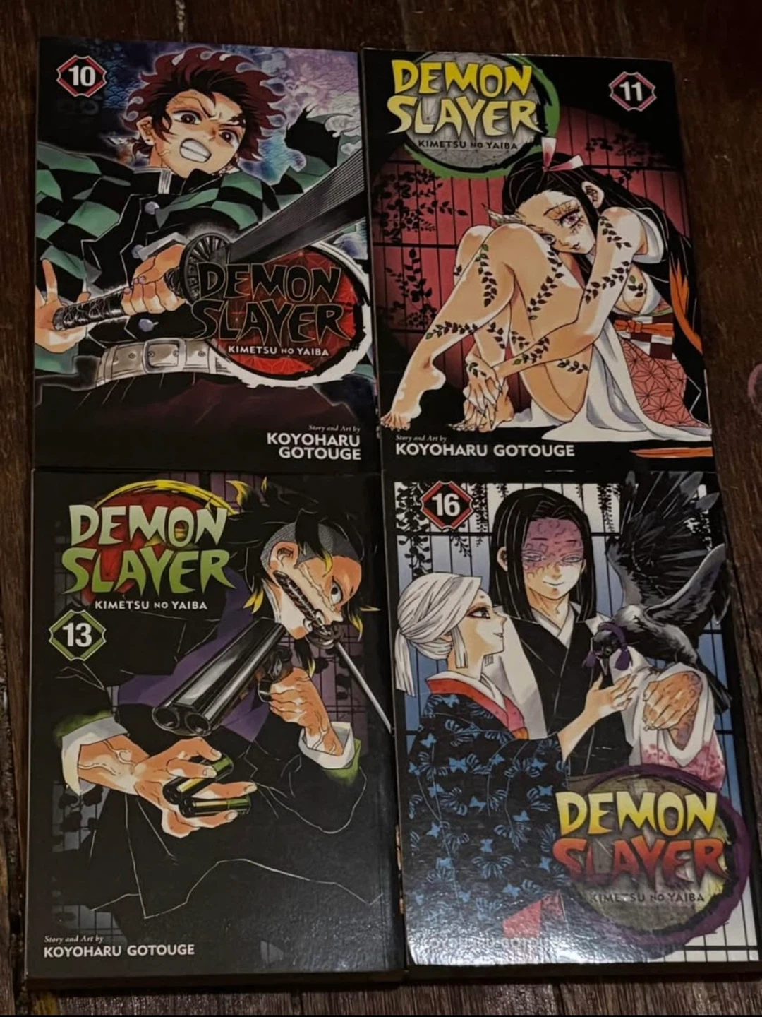 Demon Slayer Manga Volumes 10, 11, 13, 16-19, 23