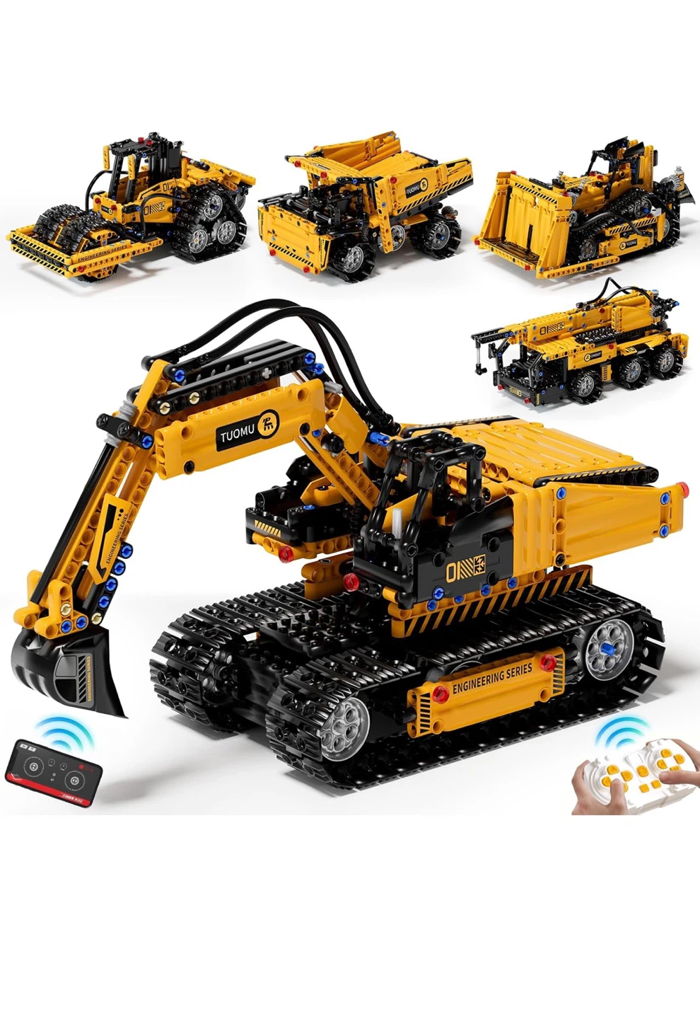 TUOMU 5 in 1 STEM Truck Building Toy Set - photo 2