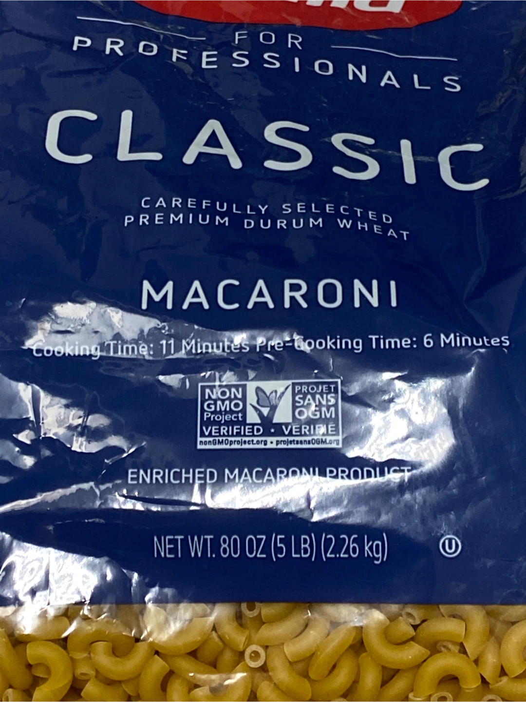 New Barilla Classic Macaroni 2.26kg - photo 2