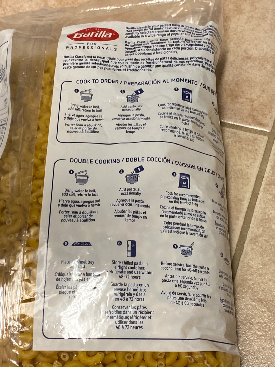 New Barilla Classic Macaroni 2.26kg - photo 5