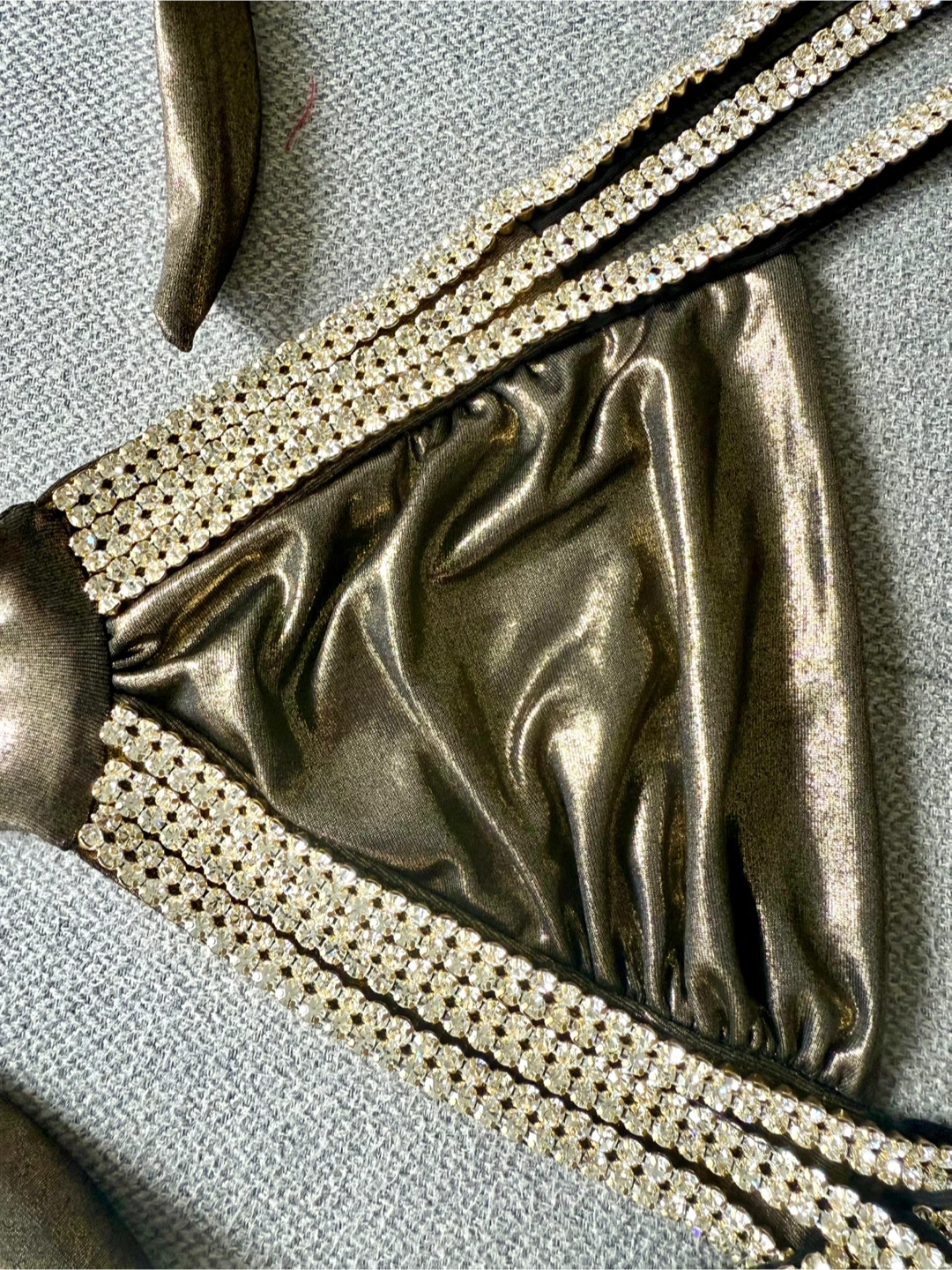 Black/Gold Diamond Top S - photo 5