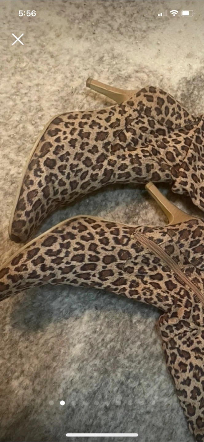 Leopard Print Knee High Boots - photo 4