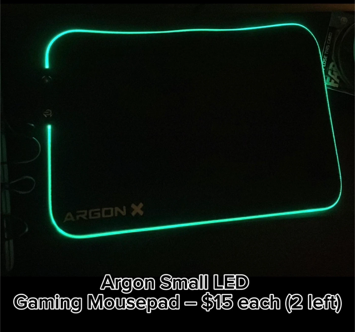 🔥 Argon LED Gaming Mousepad 🎮✨