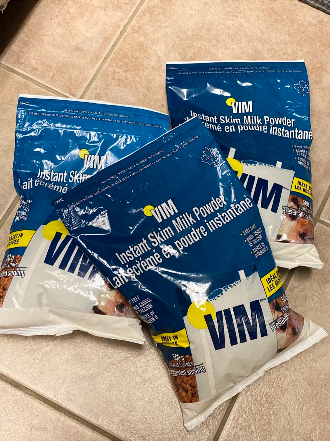 VIM Instant Skim Milk Powder - Exp Jan 2026