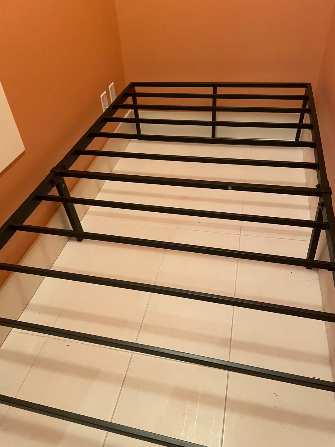 Black Metal Bed Frame - Twin Size - photo 3