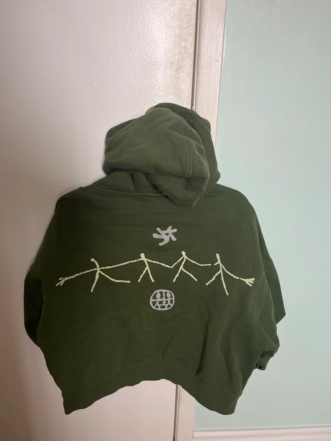 Zara Olive Green Hoodie - Size Small - photo 3