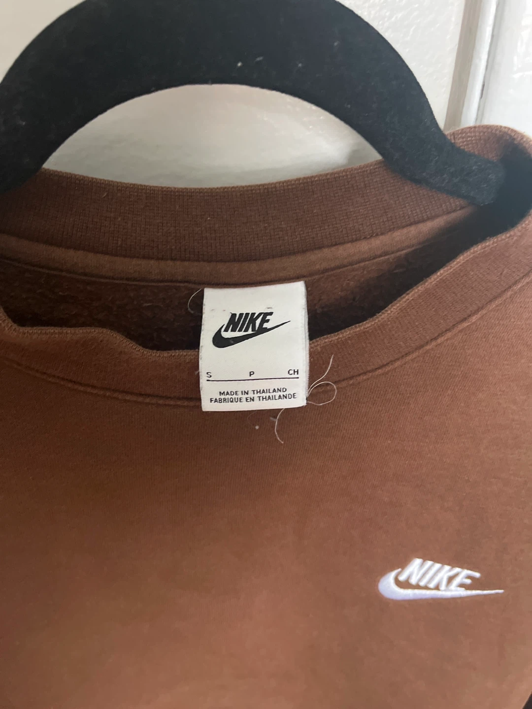 Nike Brown Crewneck Sweatshirt - Size Small - photo 2