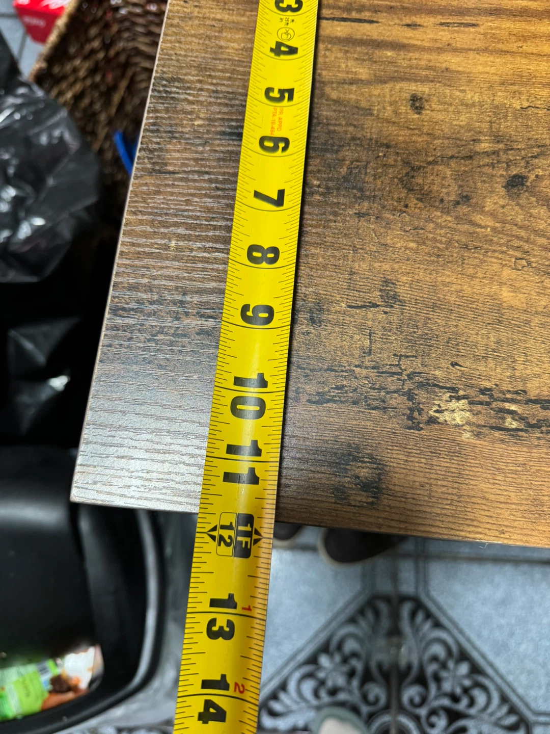 Wood & Metal Shoe Rack - 31x12x37 in - photo 4