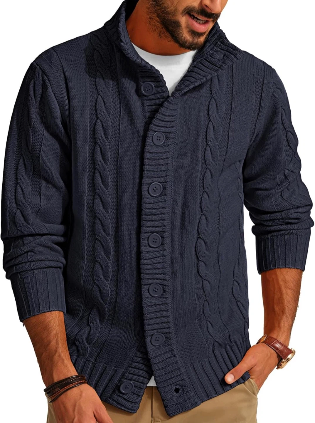 NEW! Paul Jones Knitted Cardigan Sweater
