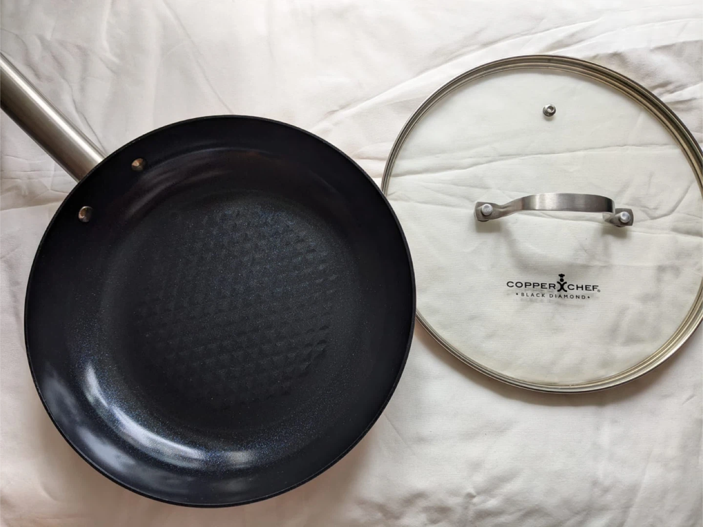 Brand New - Copper Chef Black Diamond Fry Pan with Lid - photo 2