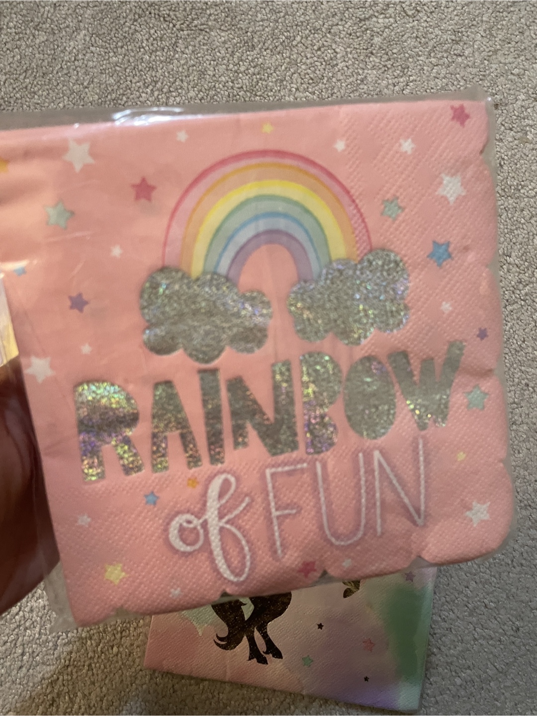 Amscan & Paper Art Napkins - Unicorn & Rainbow Theme - photo 3
