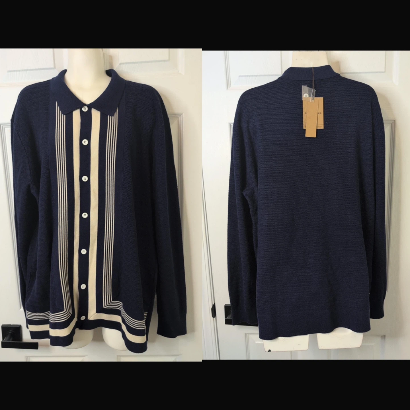 NEW! Paul Jones Polo Cardigan - Size XL - photo 3