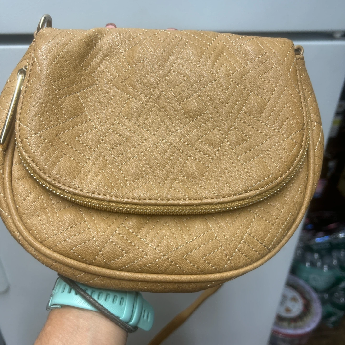 Big Buddha Crossbody Bag - Tan