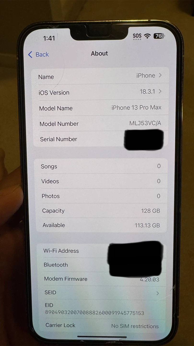 iPhone 13 Pro Max, Silver, 128 GB - photo 4
