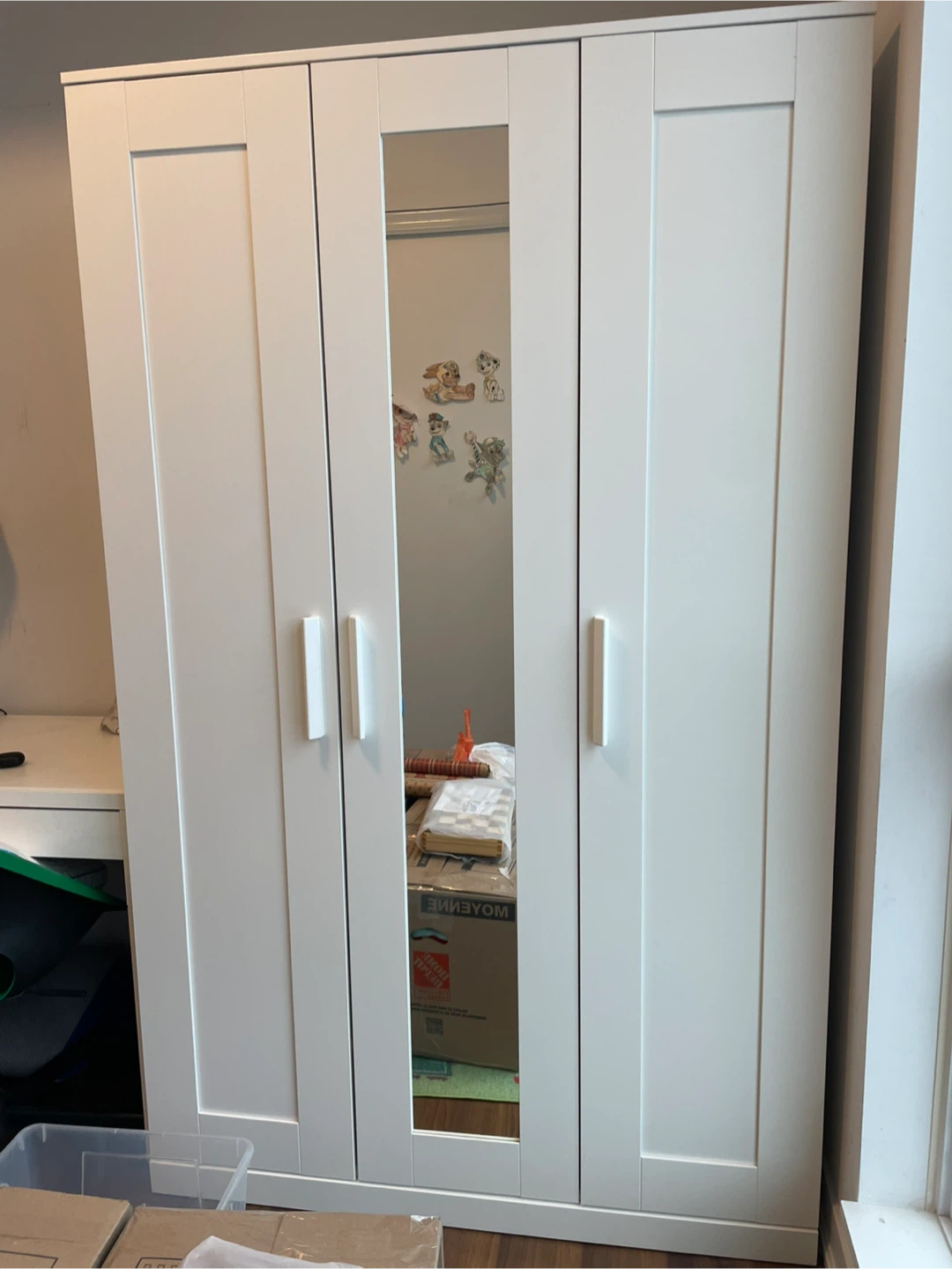 IKEA BRIMNES wardrobe – only 3 months old. - photo 3