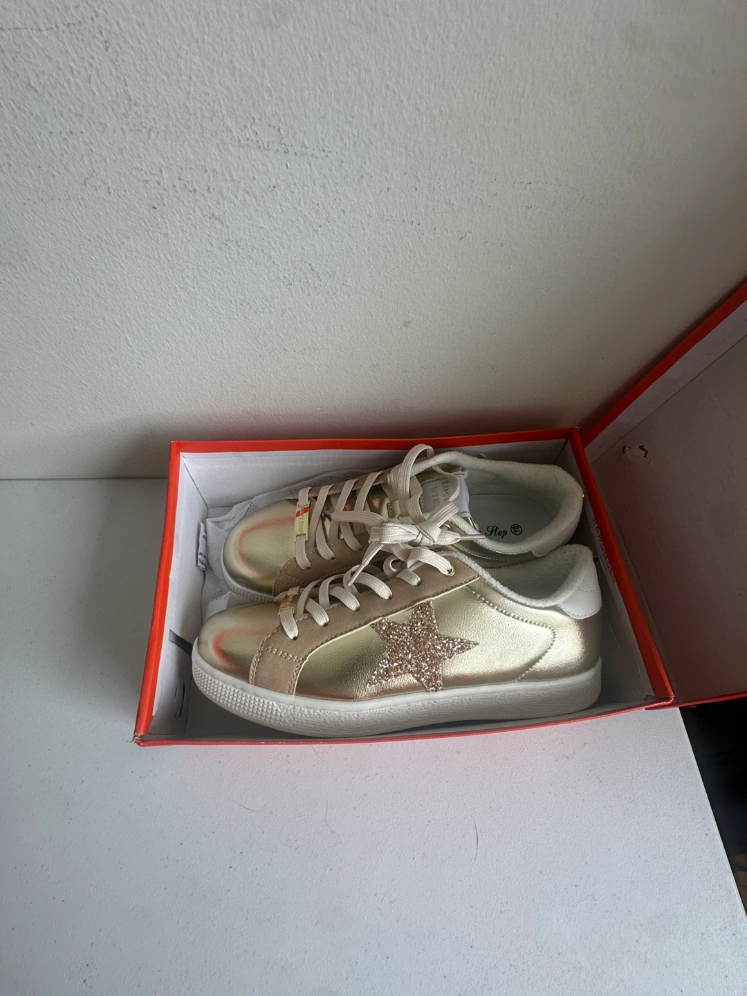 Step & Stride Gold Star Sneakers - photo 2