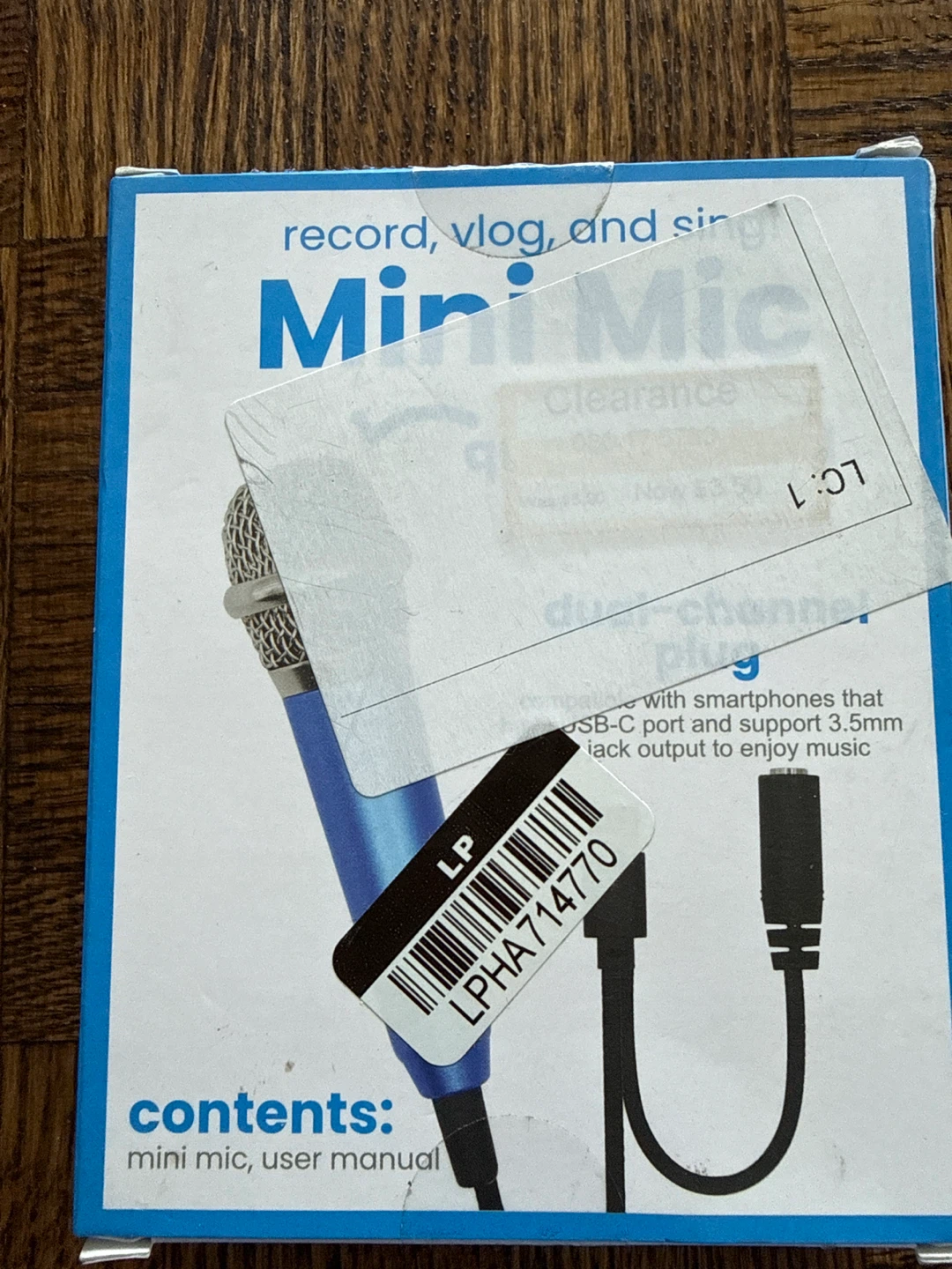 Mini Mic - Record, Vlog, Sing!