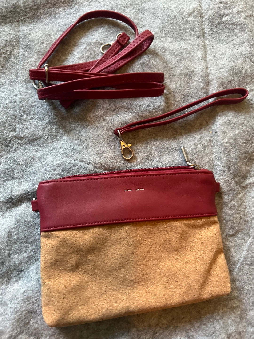 Pixie Mood Cork & Burgundy Crossbody Bag - photo 4