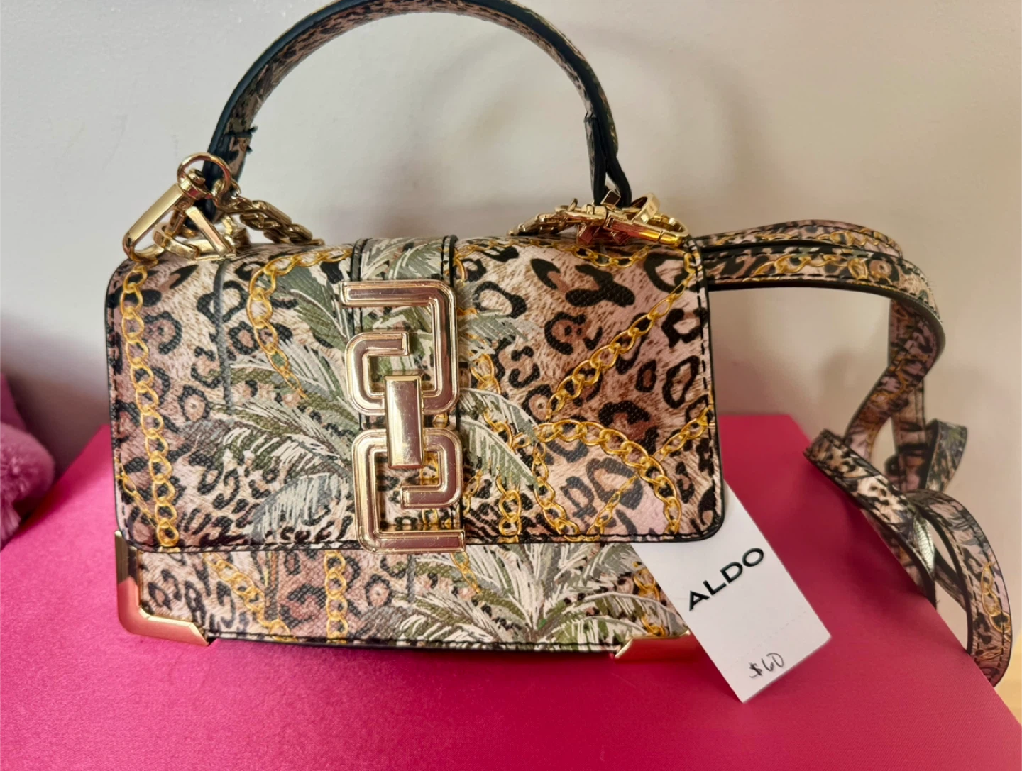 Aldo Animal Print Crossbody Bag